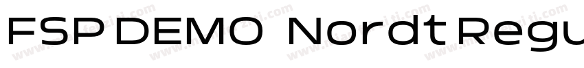 FSP DEMO   Nordt Regular Regular字体转换